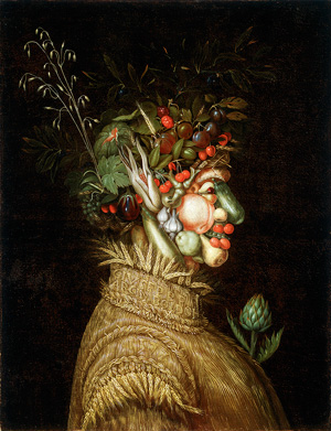ジュゼッペ・アルチンボルド《夏》 1572年 デンヴァー美術館蔵