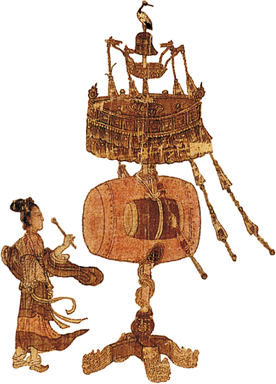古代中国の建鼓(けんこ)